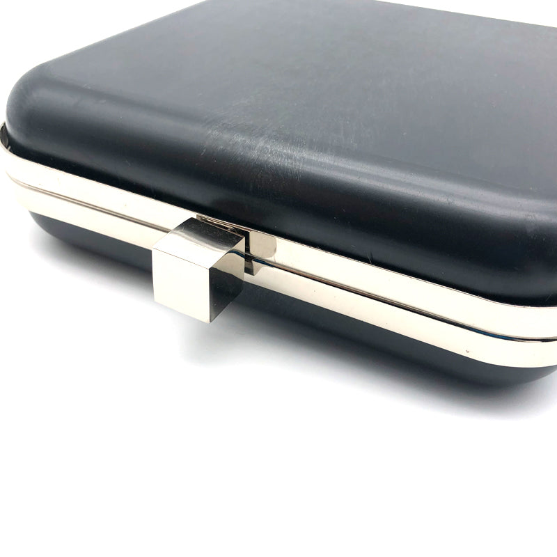 Sliver color bag accessories metal purse frame plastic box H-060