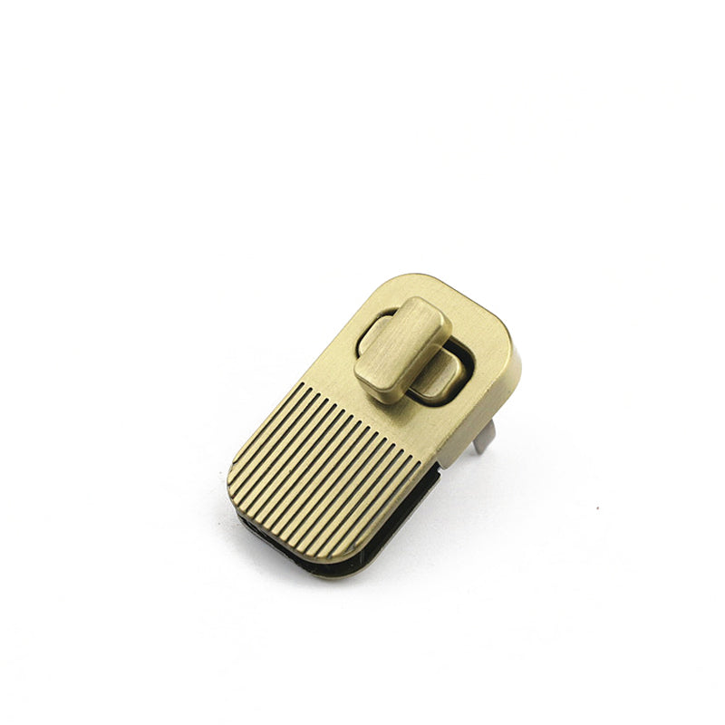 Purse hardware metal twist turn locks