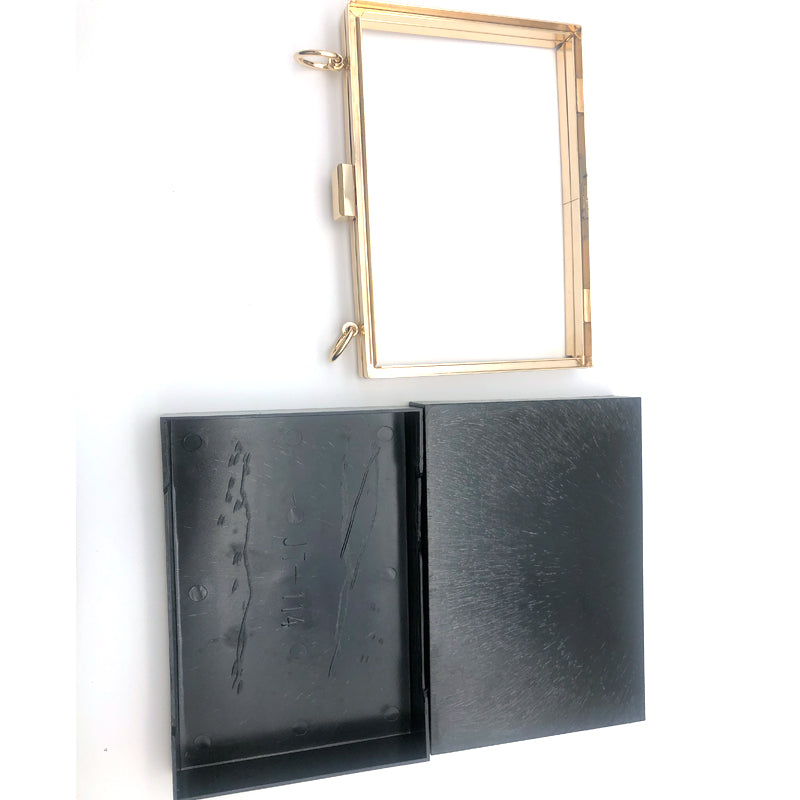 Clutch Bag Box And Metal Frame D-258-2