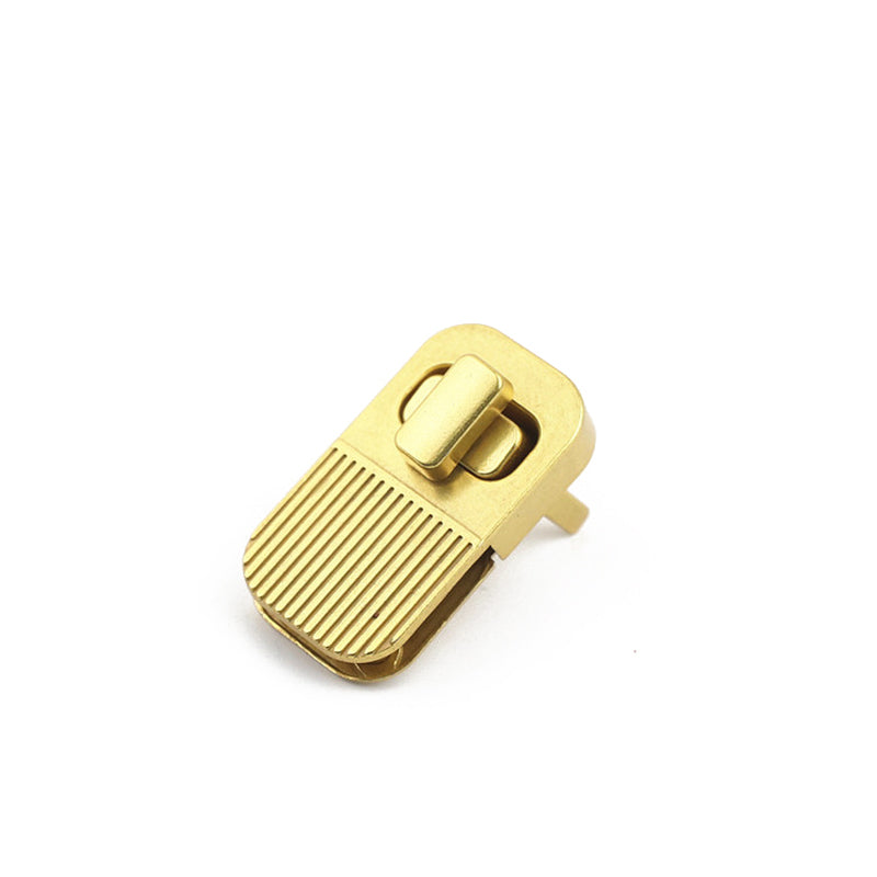 Purse hardware metal twist turn locks