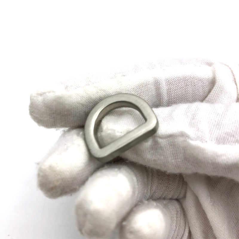 Bag Shoulder Buckles Zinc Alloy Anti Silver With Brush Color 13 MM Handbag Flat Metal D Rings With Hanging Plating