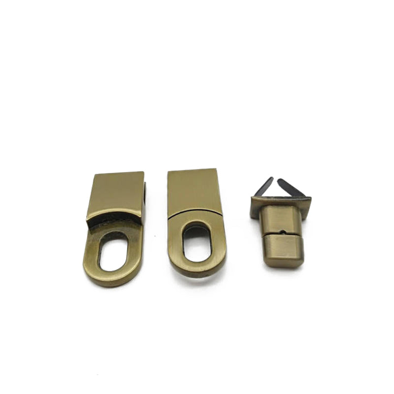 Handbag twist turn locks clasp closure