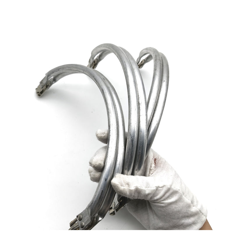 Hardware Accessories Metal Kiss Clasp Purse Frame Doctor Aluminium Tube Handle Buckle Bags Clutch Handles