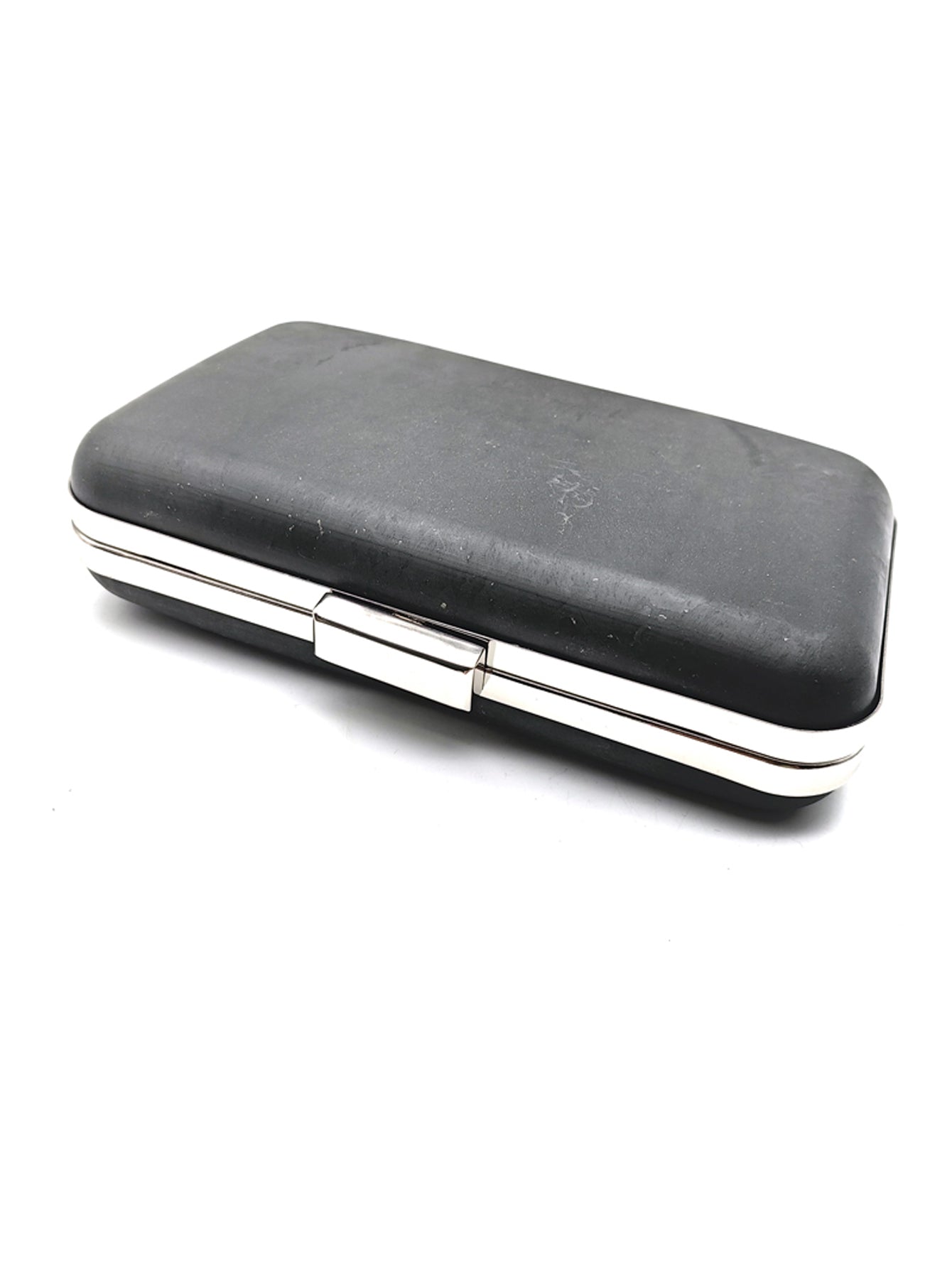Rectangle Shape Head Lock Light Gold Bag Accessories Metal Frame Plastic Shell For Purse 7.9 X 4.7 Inches