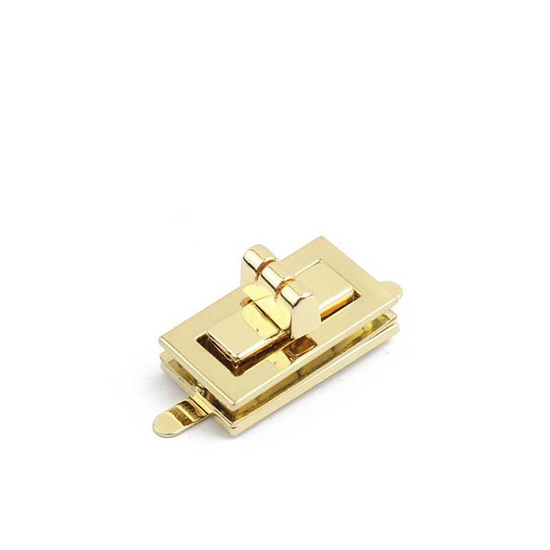 Handbag lock buckle hardware accessories medium die-casting twist lock plug-in lock