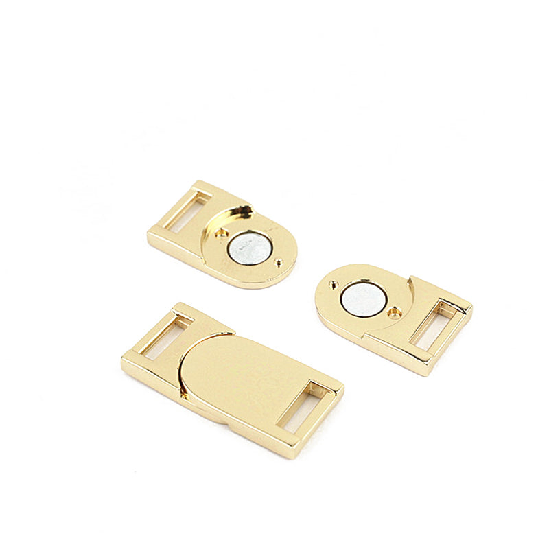 Fashionable metal handbag magnetic locks