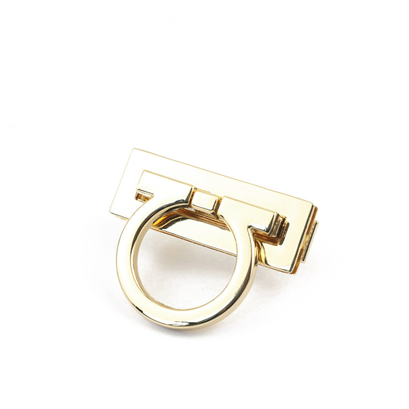 Rectangle shape zinc alloy bag plug-in press locks