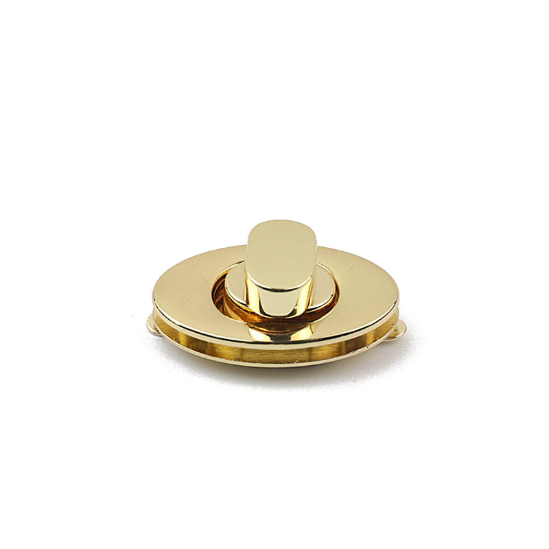 Handbag metal oval twist turn locks