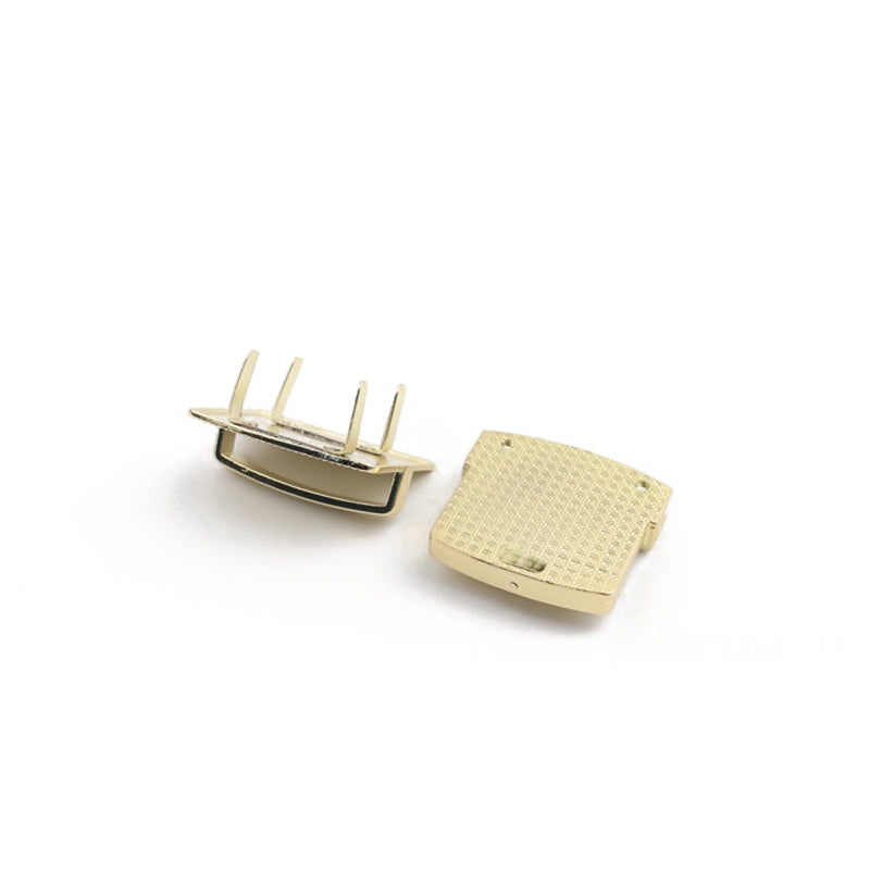 Bag hardware accessories gold metal switch mortise lock