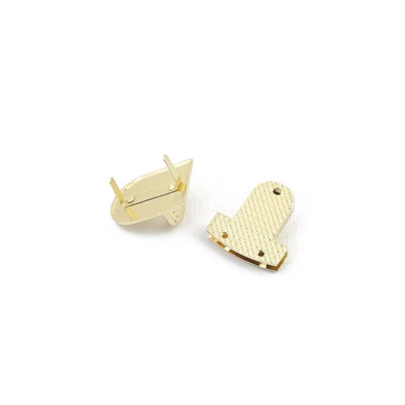 Customized bag metal clasp catch plug in closure locks