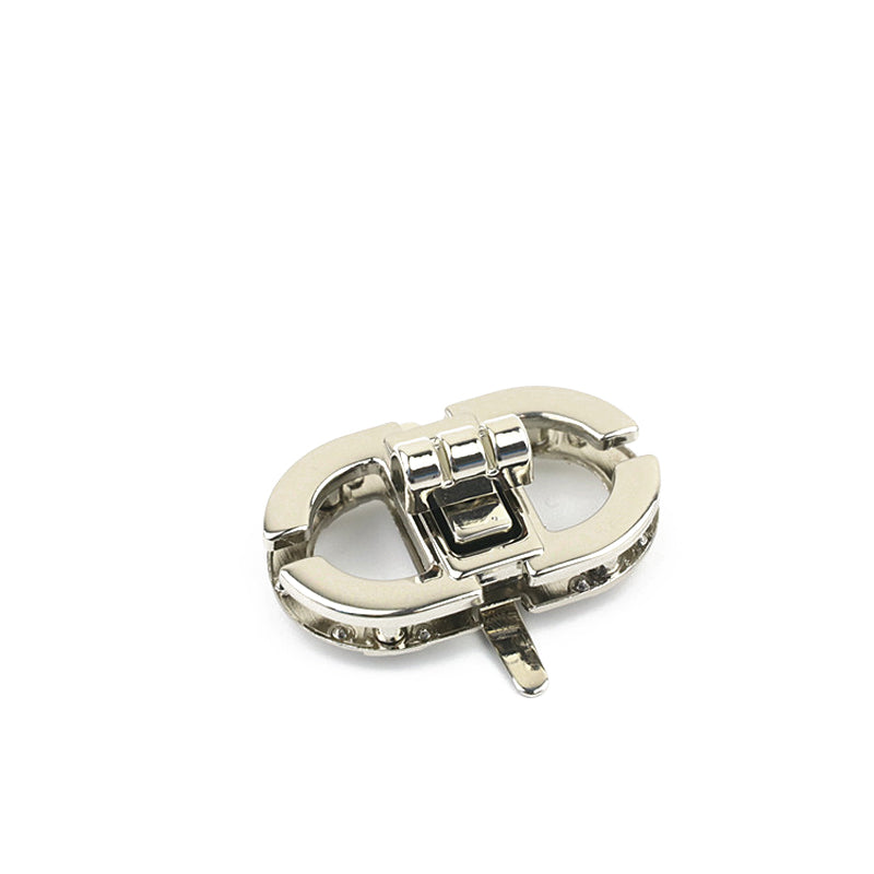 Handbag hardware oval metal twist locks
