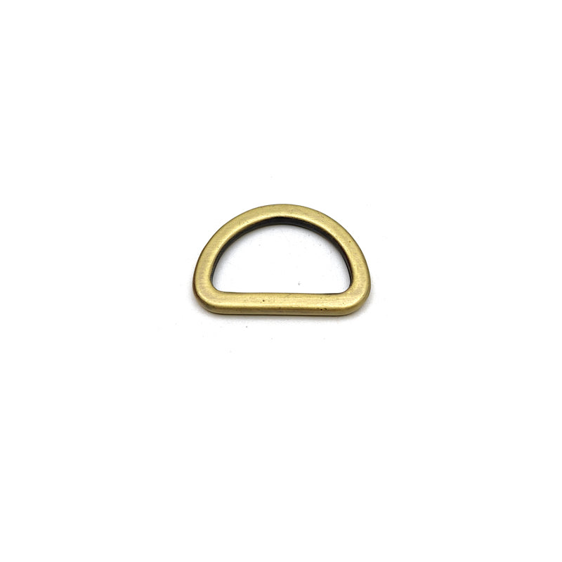 DIY Bag Accessories Zinc Alloy Various Size Flat D Rings For Handbag