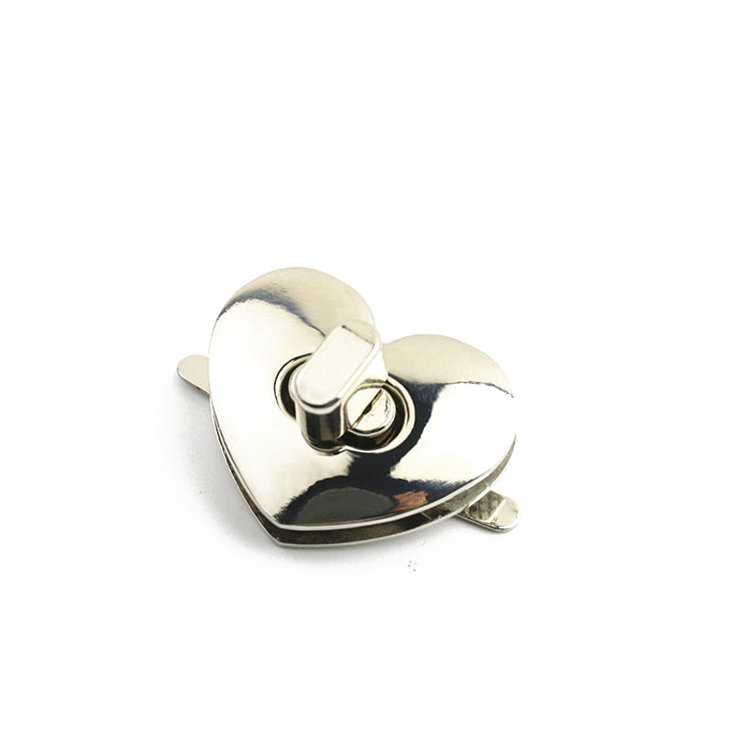 Bag hardware accessories heart-shaped turn twist locks