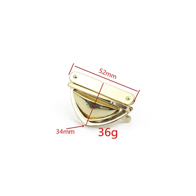 Large size bag hardware metal plugin lock