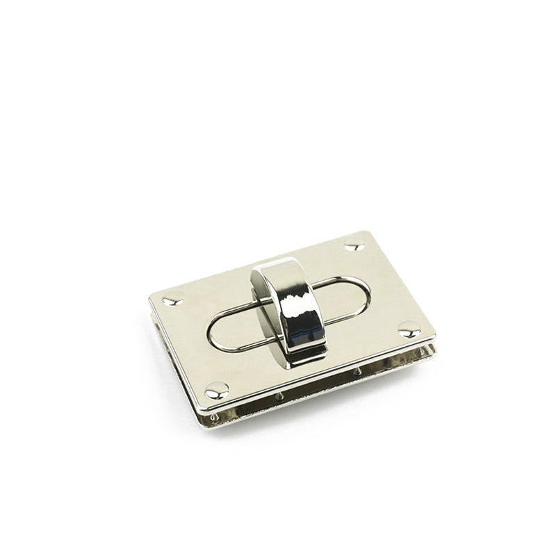 Handbag accessories square metal twist locks