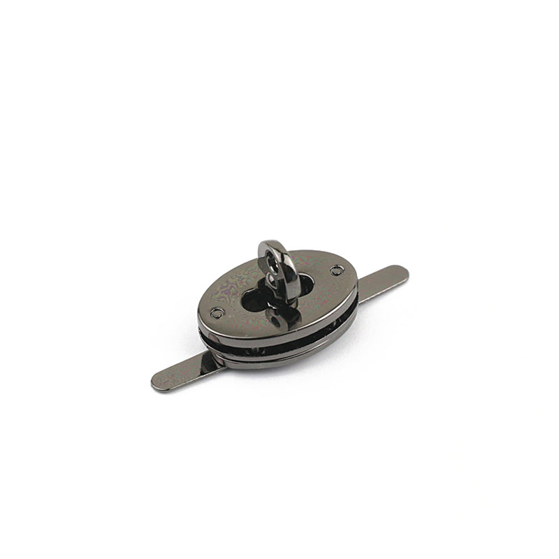 Good quality handbag oval metal turn locks