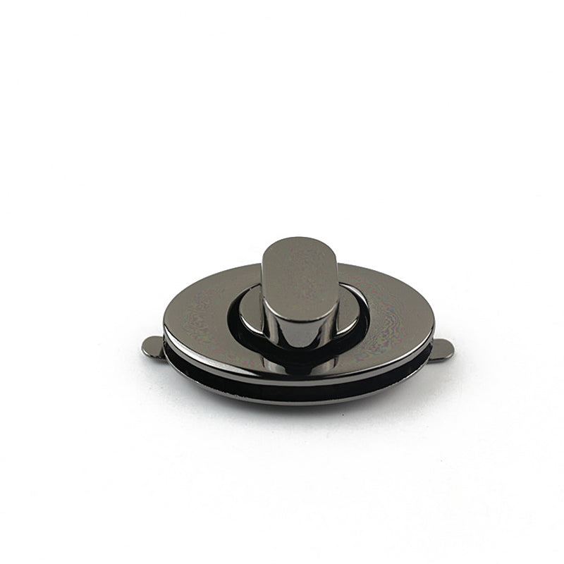 Handbag metal oval twist turn locks
