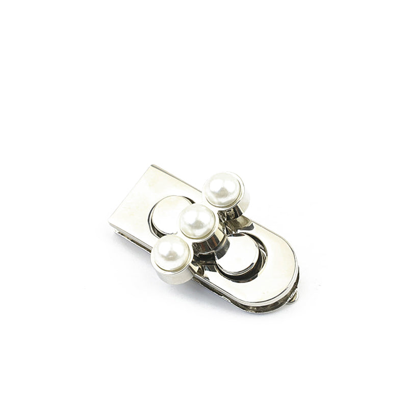 Handbag accessories pearl decoration lock head turn locks