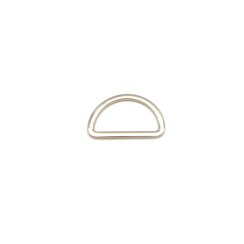 DIY Bag Accessories Zinc Alloy Various Size Flat D Rings For Handbag