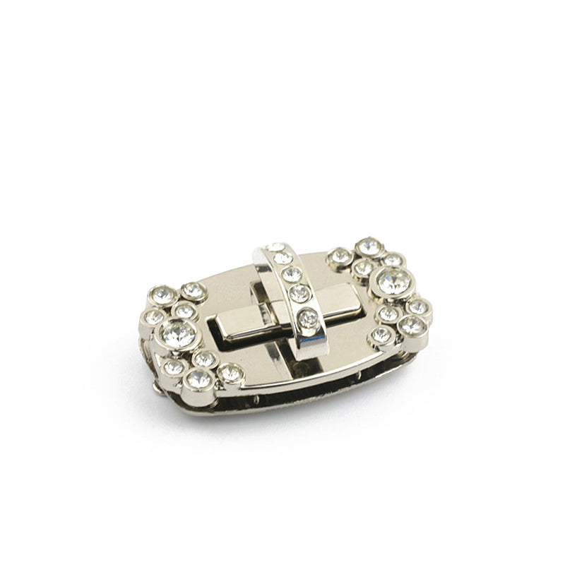 Leather goods handbag hardware accessories diamonds decoration twist turn locks