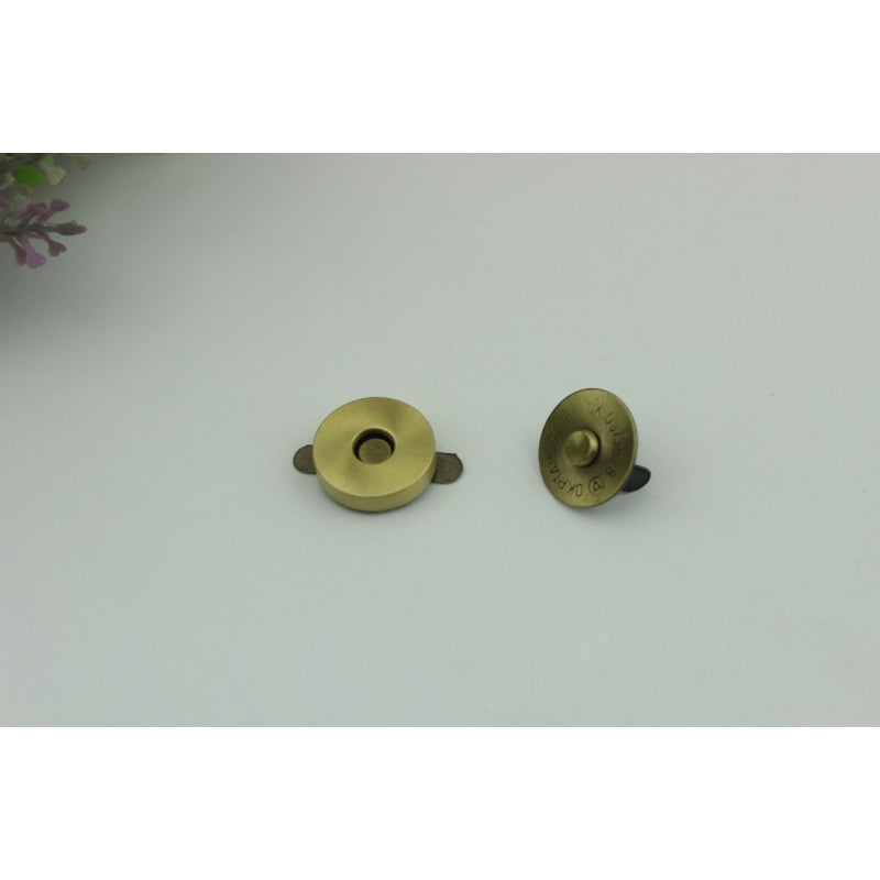 Bag iron material 18mm thickness model smooth metal magnetic button 100PCS/Boxes