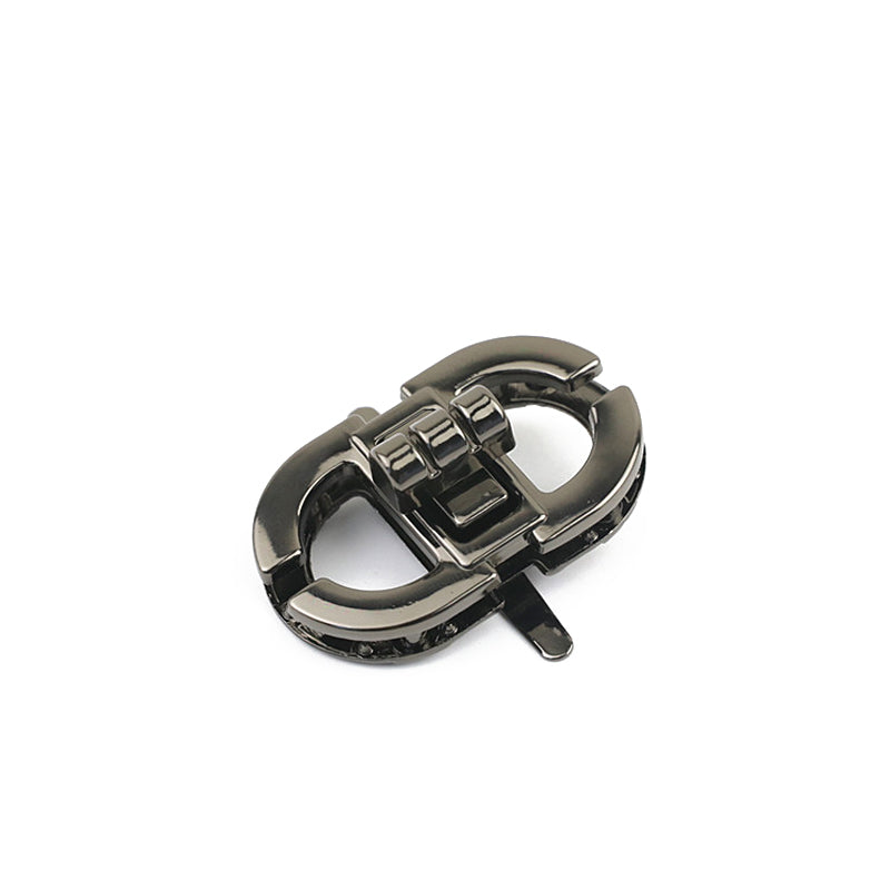 Handbag hardware oval metal twist locks