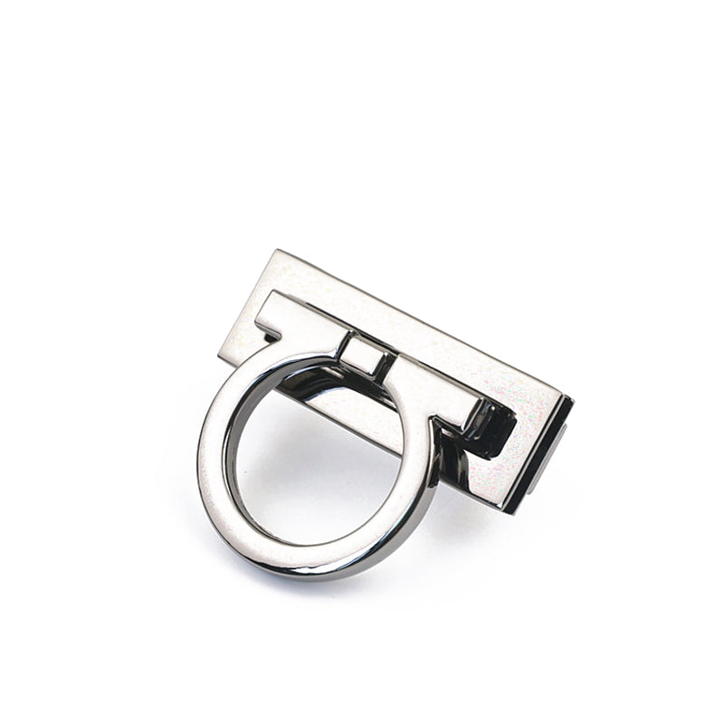 Rectangle shape zinc alloy bag plug-in press locks