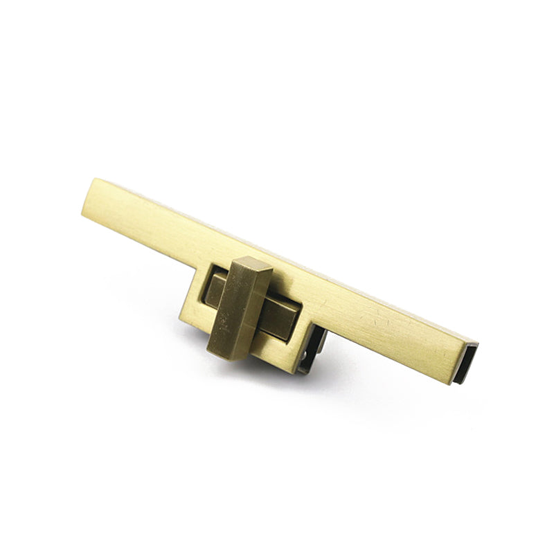 Die-casting hardware accessories straight turn twist locks for bag