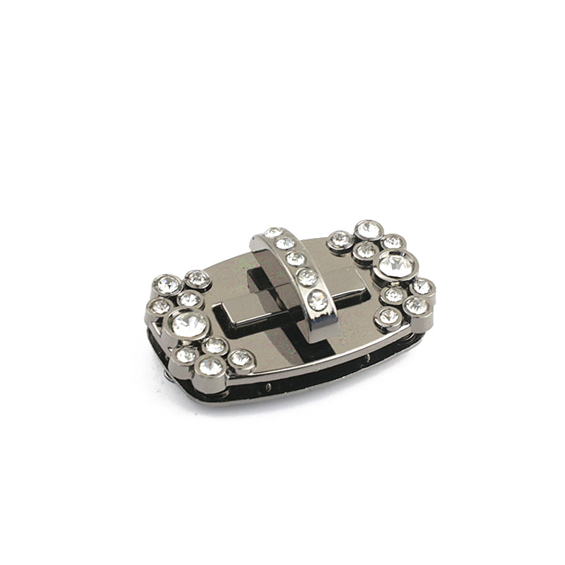 Leather goods handbag hardware accessories diamonds decoration twist turn locks