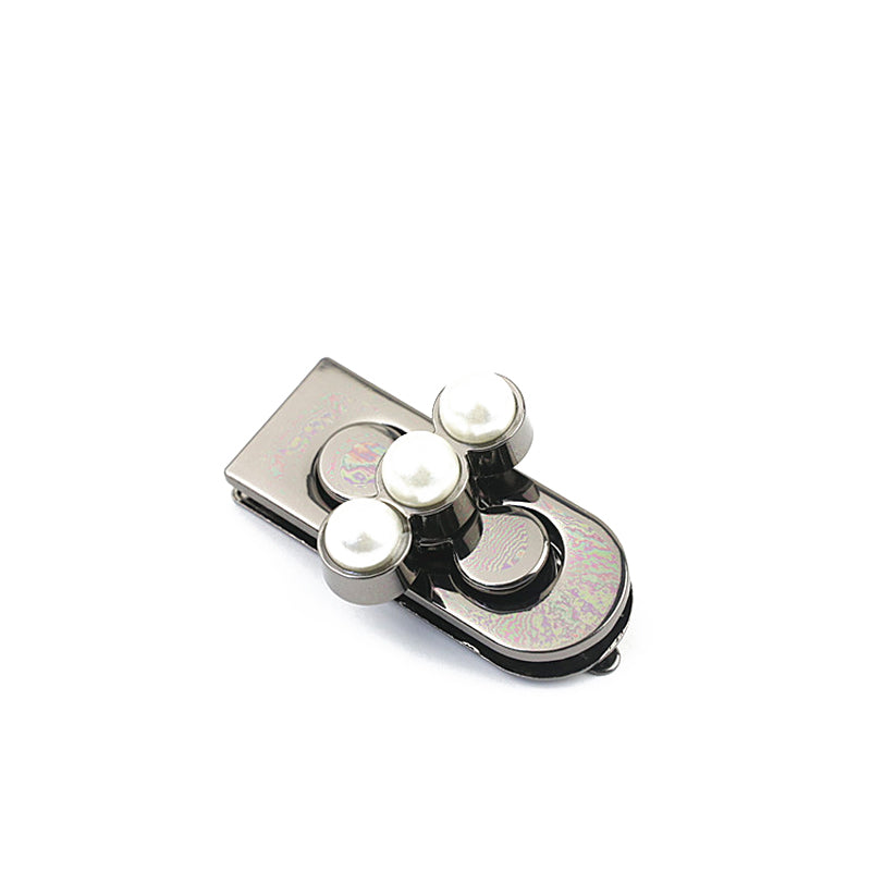 Handbag accessories pearl decoration lock head turn locks