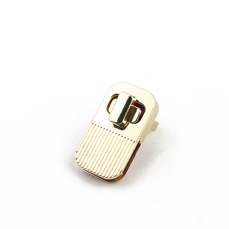 Purse hardware metal twist turn locks