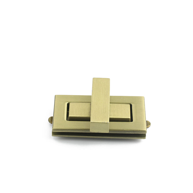Bag hardware accessories medium size square turn twist lock