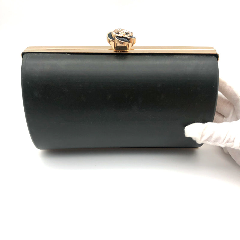 Design Graceful Generous Bag Accessories Purse Metal Clasp Plastic Shell With Flower Head Lock Decorated