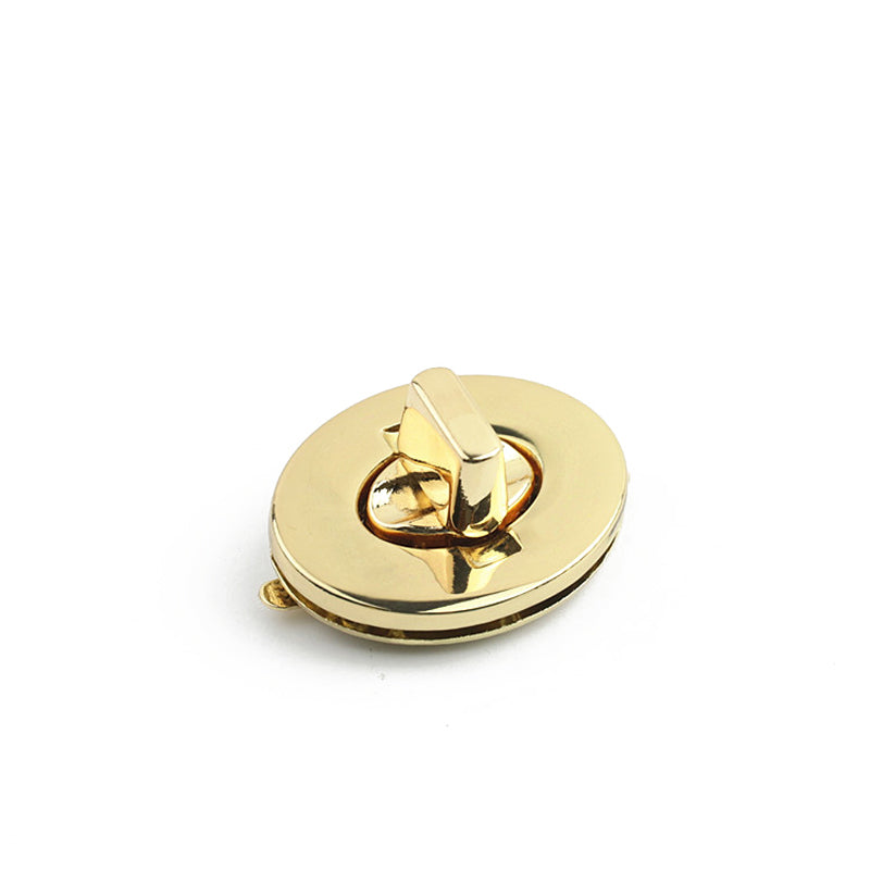 Bag zinc alloy large size metal egg lock oval-shaped turn twist lock