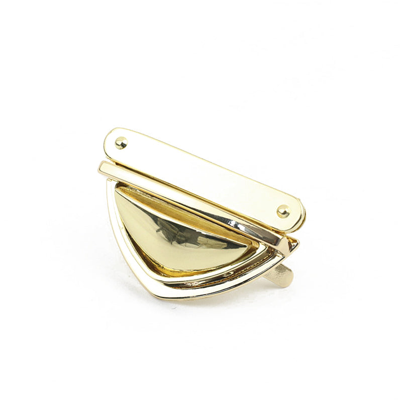 Large size bag hardware metal plugin lock