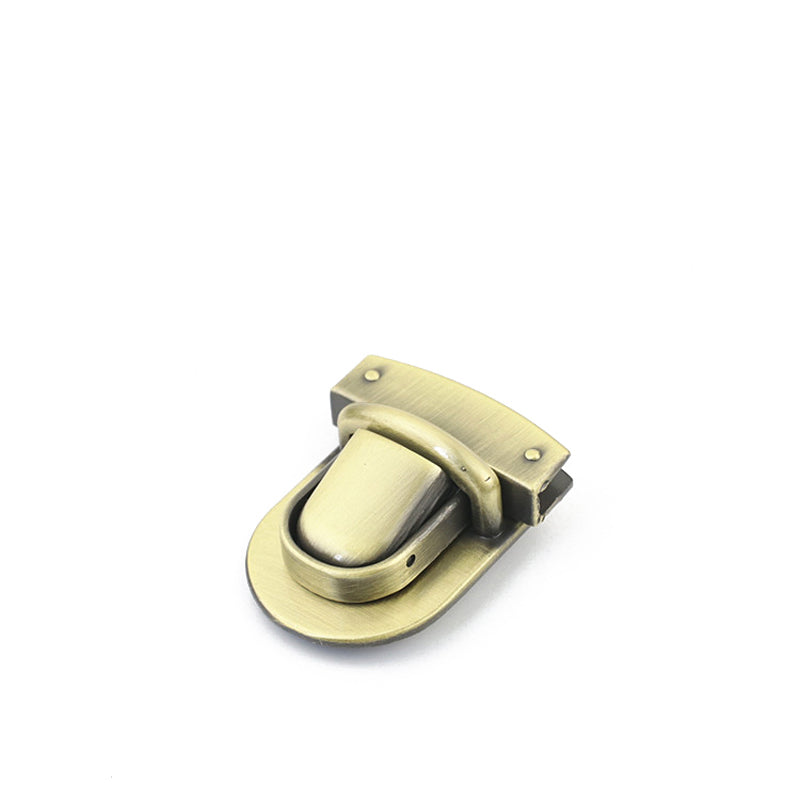 Customized bag metal clasp catch plug in closure locks