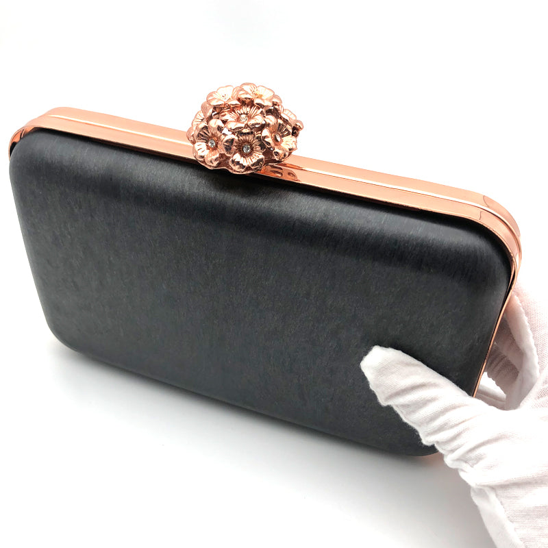 Rose gold handbag box clutch frame for ladies purse H-058