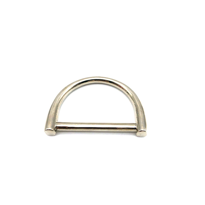 Hanging Plating Nickel Color 36.26 MM Metal D Buckles Zinc Alloy Handbag Hardware Accessories
