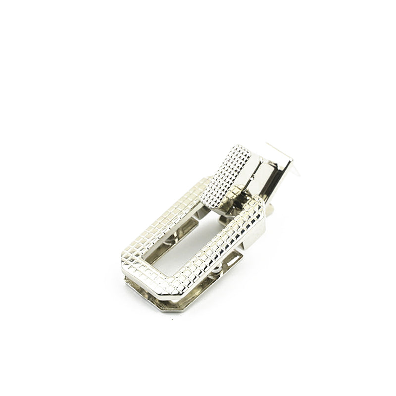 Handbag rectangle shape decoration metal turn locks