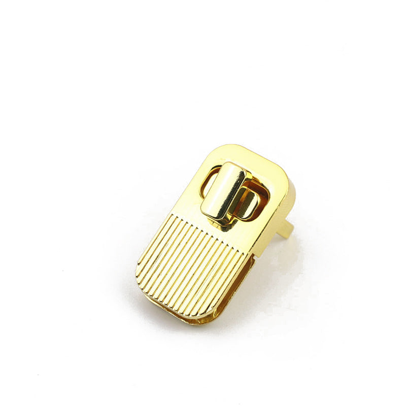 Purse hardware metal twist turn locks