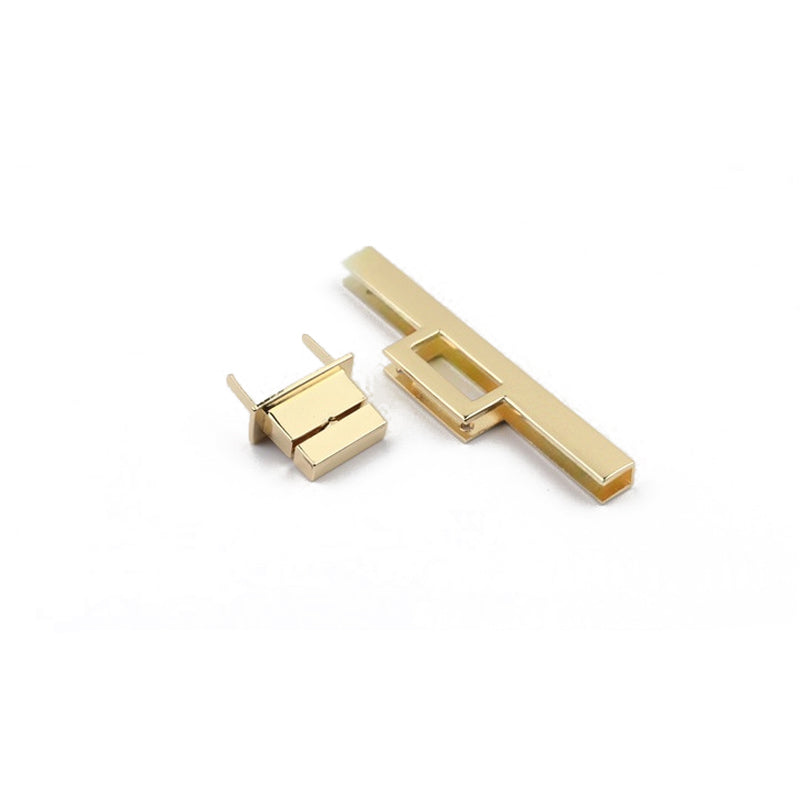 Die-casting hardware accessories straight turn twist locks for bag