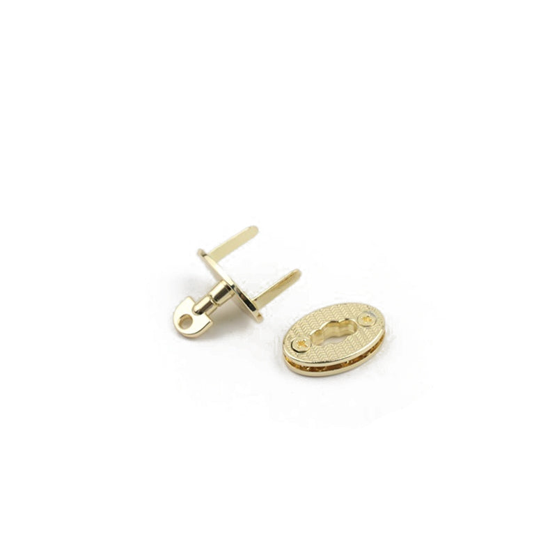 Good quality handbag oval metal turn locks