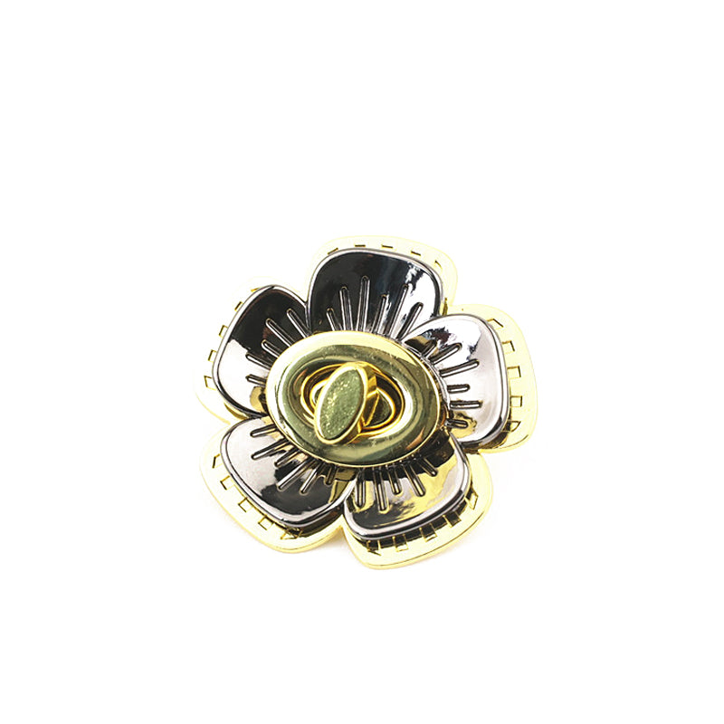 Women's bag flower decorative lock