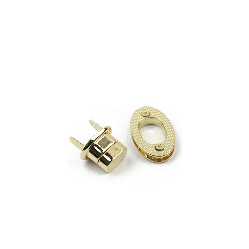 Handbag metal oval twist turn locks