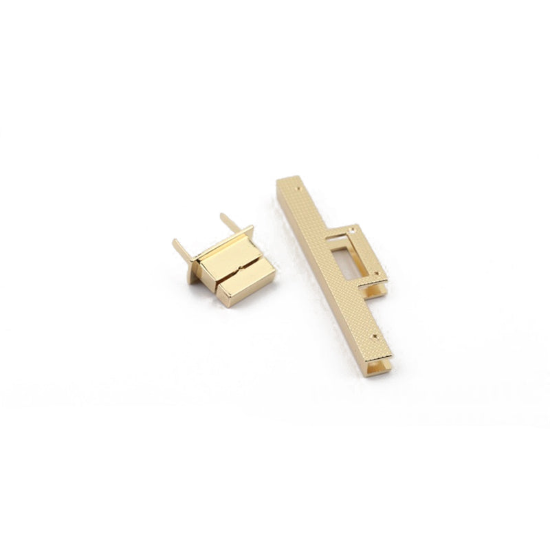Die-casting hardware accessories straight turn twist locks for bag