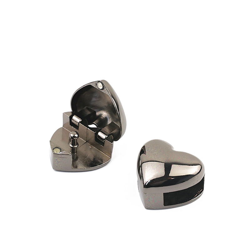 Bag metal accessories fashion heart clip clasp locks