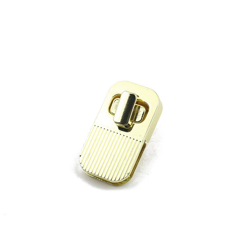 Purse hardware metal twist turn locks