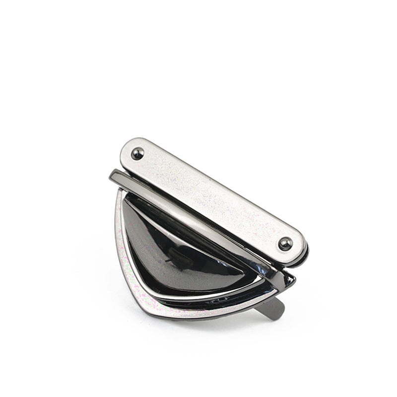 Large size bag hardware metal plugin lock