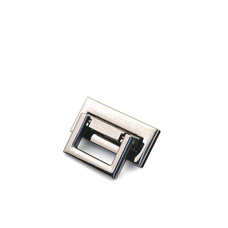 Large size handbag metal press turn locks