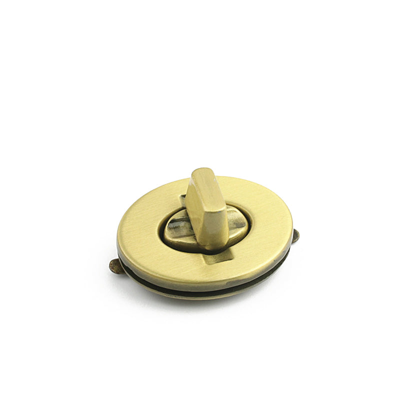 Bag zinc alloy large size metal egg lock oval-shaped turn twist lock